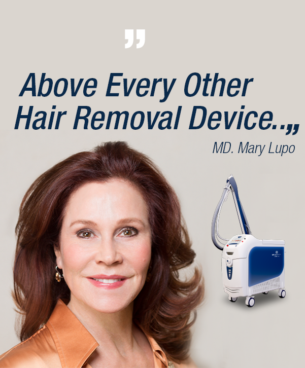 “Above every other hair removal device..” - a quote from MD. Mary Lupo