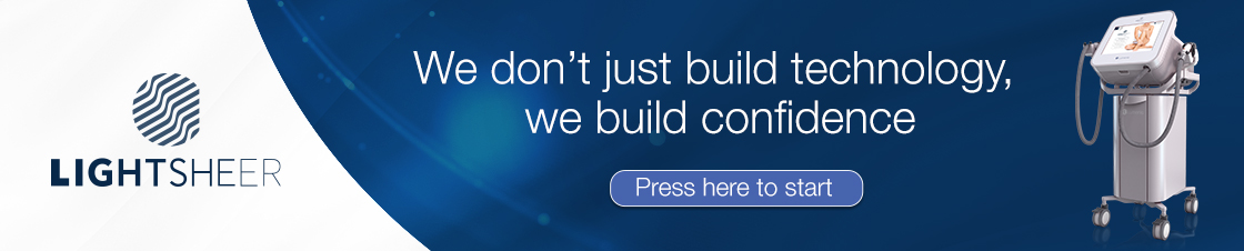 We don’t just build technology, we build confidence - LightSheer banner